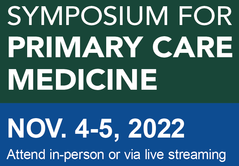 Symposium for Primary Care Medicine 2022 Banner